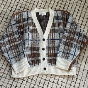 The Great Plaid Estate Cardigan